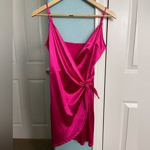 Hot pink homecoming dress